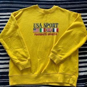 Yellow sweatshirt from Forever 21 never used.